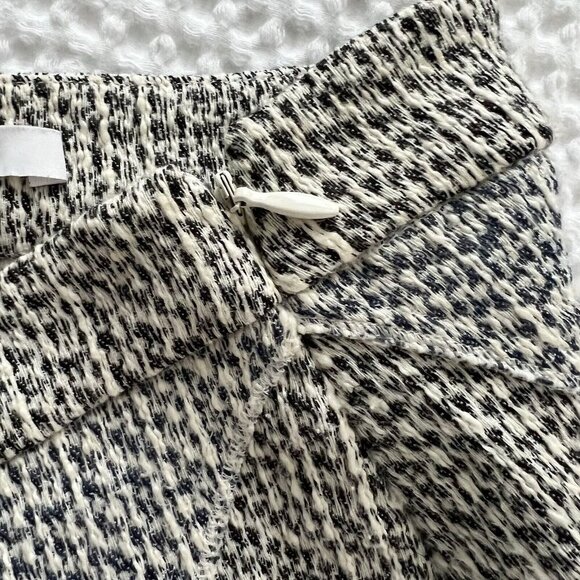 Derek Lam 10 Crosby Colorblock Tweed A-line Mini Skirt Academia Old Money Size 6 - Picture 7 of 9